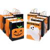 American Greetings 10″ Small Halloween Goodie Bags, Pumpkins and Halloween Text (16-Count)(Ghost and Pumpkin)
