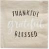 American Greetings 50-Count 6.5 in. x 6.5 in. Lunch Napkins, Thankful Thanksgiving Party Supplies(Lunch Napkins 50CT)