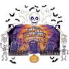 American Greetings Halloween Trunk-or-Treat Car Decorations Kit, Monster (25-Count)(Fall Trnk Trt Scn 42ct)