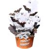 American Greetings Pop Up Halloween Card for Kids or Adults, Displayable 3D Haunted House Halloween Pop Up Card for Boo Baskets (Spooky Season)(Bats and Ghosts BOUQUET Burst)