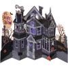 American Greetings Pop Up Halloween Card for Kids or Adults, Displayable 3D Haunted House Halloween Pop Up Card for Boo Baskets (Spooky Season)(Halloween Spirit)