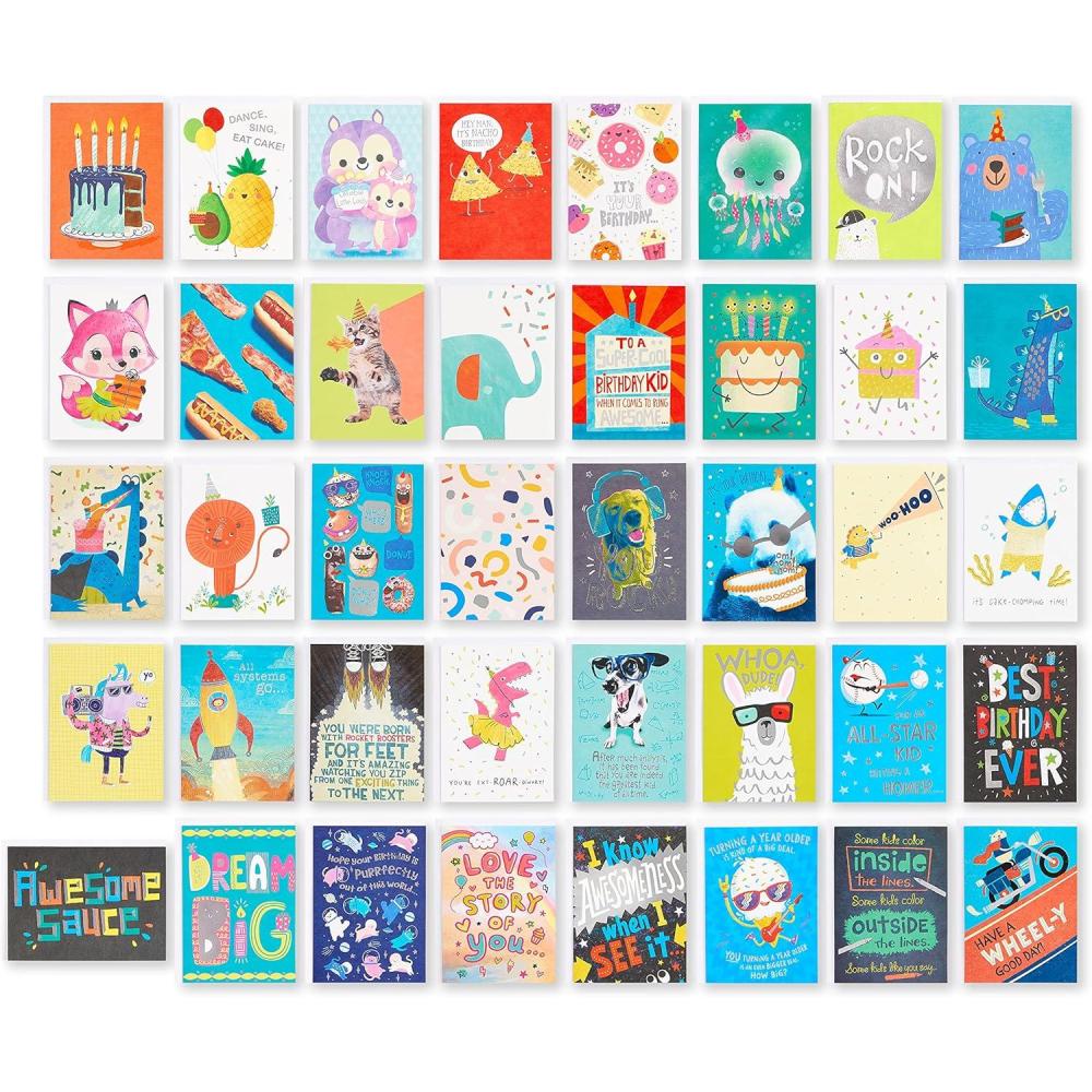 imageAmerican Greetings 10Count All Occasions Card Bundle with Envelopes Birthday Congrats Support Friendship and Thank youBright and Cheerful Designs