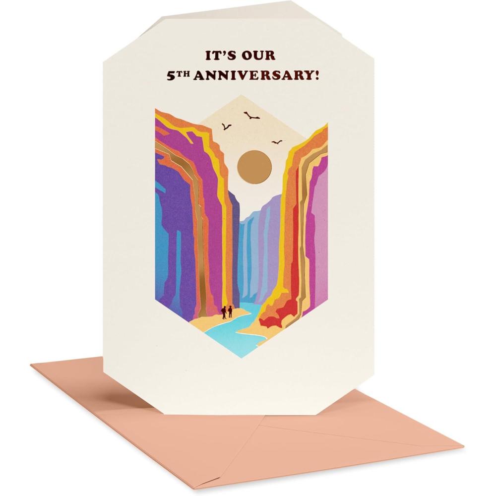 imageAmerican Greetings 5th Anniversary Card Wrapped In Your LoveLandscape