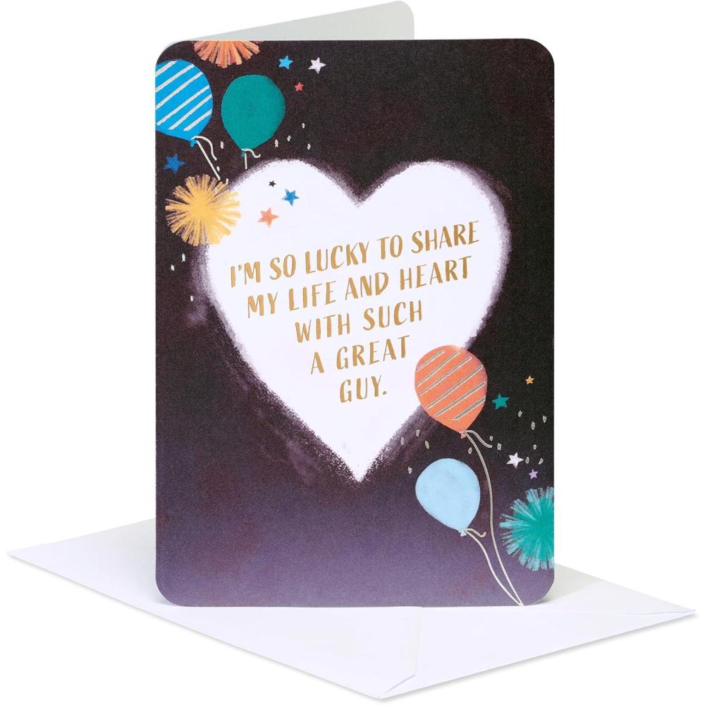 imageAmerican Greetings Romantic Birthday Card Favorite ThingsHeart Boyfriend