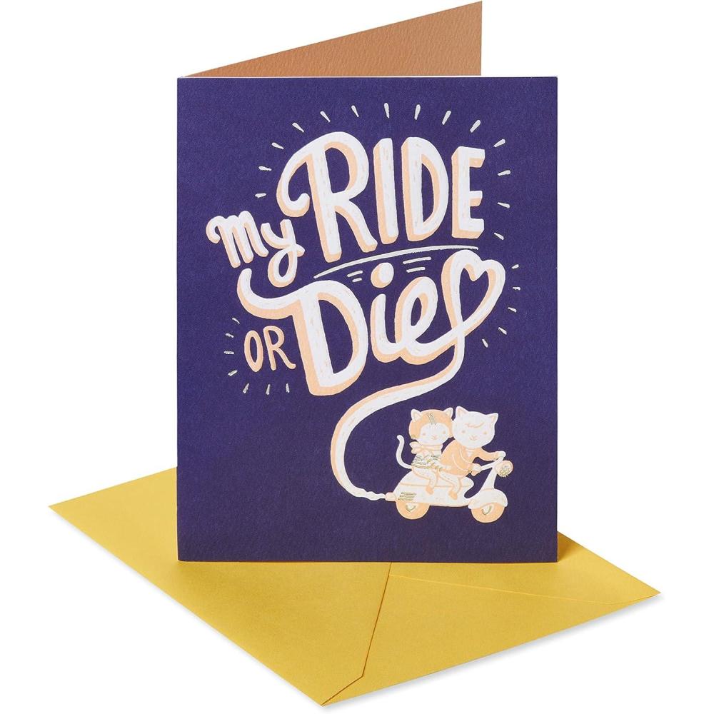 imageAmerican Greetings Romantic Birthday Card Favorite ThingsRide or Die