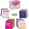 American Greetings 30-Count All Occasions Card Bundle with Keepsake Box and Envelopes- Designed by Stop The Clock(BIRTHDAY DELUXE 25 BUNDLE2)