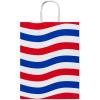 American Greetings 9″ Medium Patriotic Gift Bags, Red, White and Blue (12-Count)(Red  White and Blue Medium Patriotic Gift Bags)