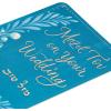 American Greetings Jewish Wedding Card (Mazel Tov)(Corner Floral w Border)