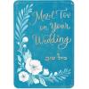 American Greetings Jewish Wedding Card (Mazel Tov)(Corner Floral w Border)