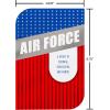American Greetings Patriotic Thank You Card for Air Force Military Service Member (Our Country)(Air Force Stars and Stripes)