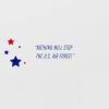 American Greetings Patriotic Thank You Card for Air Force Military Service Member (Our Country)(Air Force Stars and Stripes)