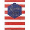 American Greetings Patriotic Thank You Card for Air Force Military Service Member (Our Country)(Hexagon and Stripes)