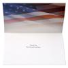 American Greetings Patriotic Thank You Card for Military Service Member (Our Country)(Flag Photo in Ltg)