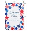 American Greetings Patriotic Thank You Card for Military Service Member (Our Country)(Stars w Ltg)