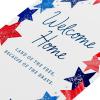 American Greetings Patriotic Thank You Card for Military Service Member (Our Country)(Stars w Ltg)