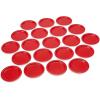 American Greetings Red Party Supplies, Round Paper Dessert Plates (20-Count)