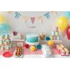 American Greetings Red Party Supplies, Round Paper Dessert Plates (20-Count)