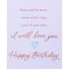 American Greetings Romantic Birthday Card (Favorite Things)(I Will Love You)