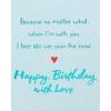 American Greetings Romantic Birthday Card (Favorite Things)(Life With You)