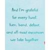 American Greetings Romantic Birthday Card (Favorite Things)(Life With You)