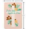 American Greetings Spanish Baby Shower Card (Deseándote Todo El Amor)(Floral Cross)