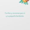 American Greetings Spanish Baby Shower Card (Deseándote Todo El Amor)(Floral Cross)