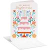 American Greetings Birthday Card for Daughter-in-Law (Perfect Time)(Colorful Boho Floral Cake)