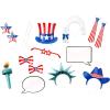 American Greetings Patriotic Party Supplies, Photo Booth Kit (15-Count)(Photo Booth Kit)