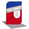 American Greetings Patriotic Thank You Card for Air Force Military Service Member (Our Country)(Air Force Stars and Stripes)