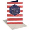American Greetings Patriotic Thank You Card for Air Force Military Service Member (Our Country)(Hexagon and Stripes)