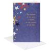 American Greetings Patriotic Thank You Card for Military Service Member (Our Country)(Stars)