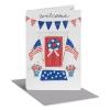 American Greetings Patriotic Thank You Card for Military Service Member (Our Country)(Watercolor Door)
