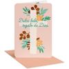 American Greetings Spanish Baby Shower Card (Deseándote Todo El Amor)(Floral Cross)