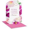 American Greetings Spanish Birthday Card for Grandma (Feliz Cumpleaños)(Multicolored Peonies)