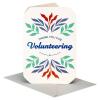 American Greetings Thank You Card for Volunteers (Great Big Thank You)(Graphic Leaves w Ltg)