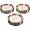 American Greetings 50-Count 6.5 in. x 6.5 in. Paper Napkins, Winter Floral Christmas Party Supplies(Christmas Platter)