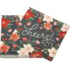 American Greetings 50-Count 6.5 in. x 6.5 in. Paper Napkins, Winter Floral Christmas Party Supplies(Paper Napkins)