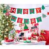 American Greetings 50-Count 6.5 in. x 6.5 in. Paper Napkins, Winter Floral Christmas Party Supplies(Photo Booth Props With Banners)