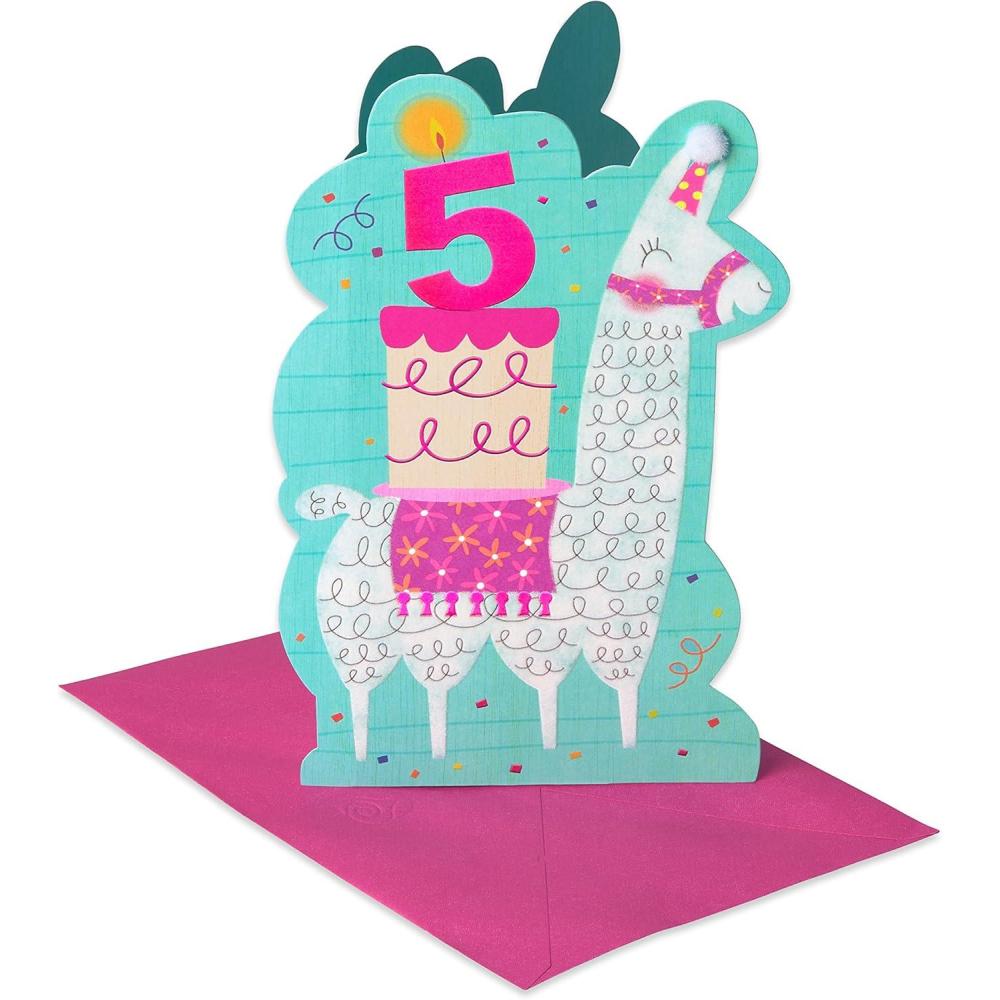 imageAmerican Greetings 5th Birthday Card LlamaLlama