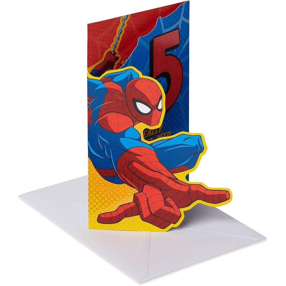 imageAmerican Greetings 5th Birthday Card LlamaSpiderman