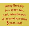 American Greetings 5th Birthday Card (Llama)(Awesome Birthday)