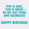 American Greetings 5th Birthday Card (Llama)(Five is Great)