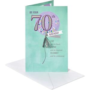 American Greetings 70th Birthday Card (Be Celebrated)(Be Celebrated)