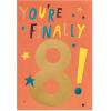 American Greetings 8th Birthday Card (World Record)(Time to Celebrate)