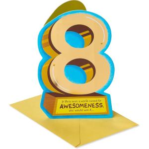 American Greetings 8th Birthday Card (World Record)(World Record)
