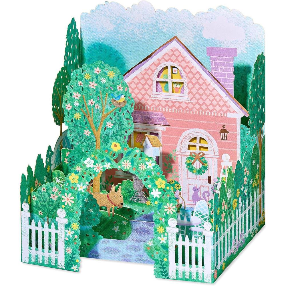 imageAmerican Greetings Magic Moments Displayable Pop Up Mothers Day Card with Envelope Heart of Our FamilyHome