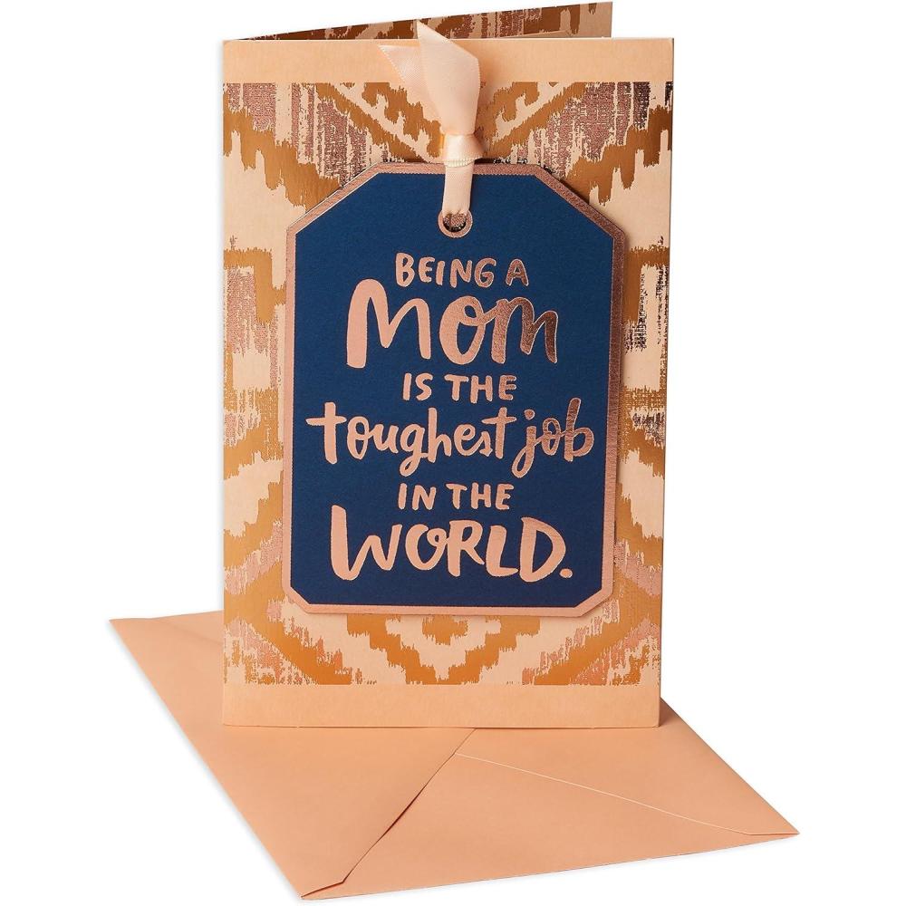imageAmerican Greetings Mothers Day Card for Mom Appreciate You MoreToughest Job