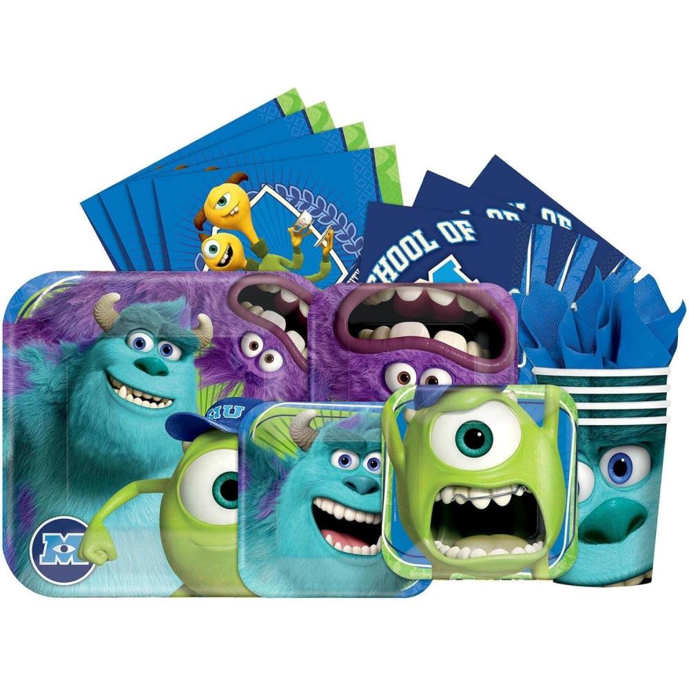 imageAmscan 581198 Cups Disney Monsters University Collection 8 pcs Party AccessoryLunch Plates