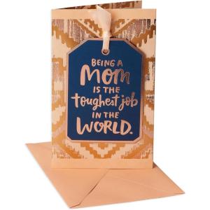American Greetings Mothers Day Card for Mom (Appreciate You More)(Toughest Job)