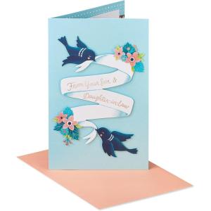 American Greetings Mothers Day Card from Son and Daughter-In-Law (Family Means More)(People We Care About)